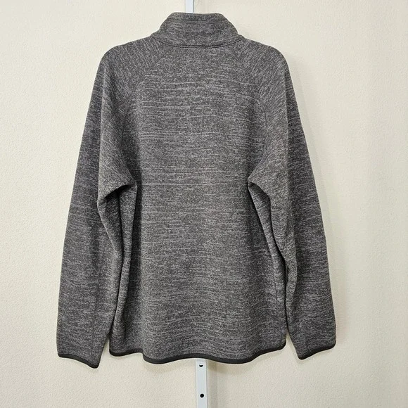 PATAGONIA Gray Worn Wear Men's Better 1/4 Zip Pullover Knit Fleece Sweater Sz L - Picture 3 of 15
